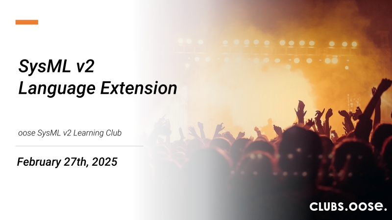 SysML v2 Language Extension