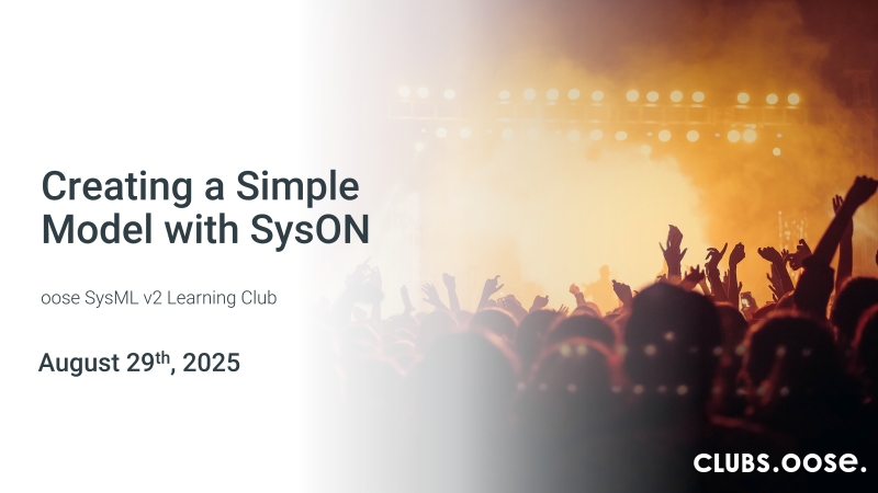 Creating a Simple Model with SysON