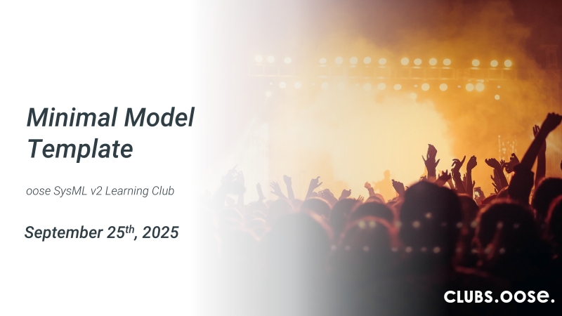 Minimal Model Template