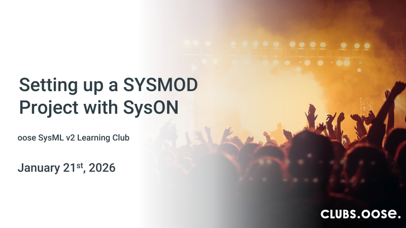 Setting up a SYSMOD Project with SysON