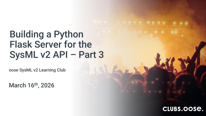 Building a Python Flask Server for the SysML v2 API – Part 3