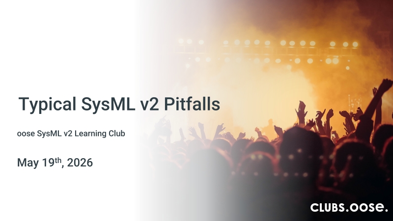 Typical SysML v2 Pitfalls